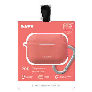 AIRPODS PRO LAUT SILICON CASE CORAL L_APP_POD_P