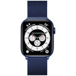 LAUT APPLE WATCH 1 2 3 4 5 6 SE 42 44MM BAND STEEL LOOP NAVY BLUE L_AWL_ST_BL