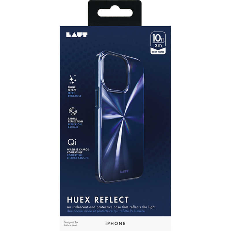 LAUT LAUT iPhone 14 Pro 6.1インチ LAUT HUEX REFLECT NAVY ネイビー L-IP22B-HXR-NV L-IP22B-HXR-NV