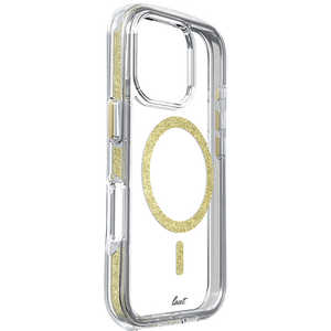 LAUT iPhone 16 Pro(6.3インチ) AERO SPARKLE クリスタルゴールド LIP24BASGD