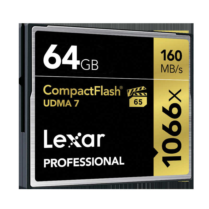 LEXAR LEXAR CompactFlashカード Professional 1066x 64GB LCF64GCRBAP1066 LCF64GCRBAP1066