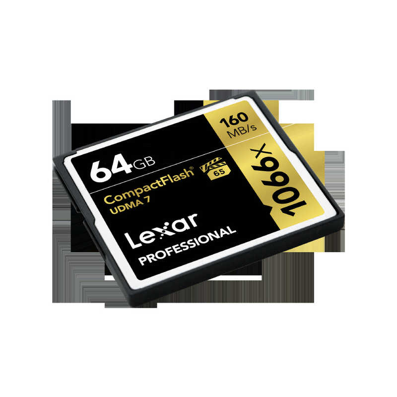 LEXAR LEXAR CompactFlashカード Professional 1066x 64GB LCF64GCRBAP1066 LCF64GCRBAP1066