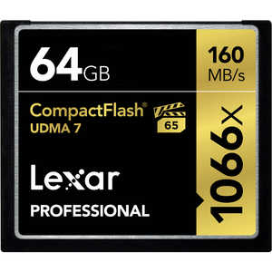 LEXAR CompactFlashカード Professional 1066x 64GB LCF64GCRBAP1066