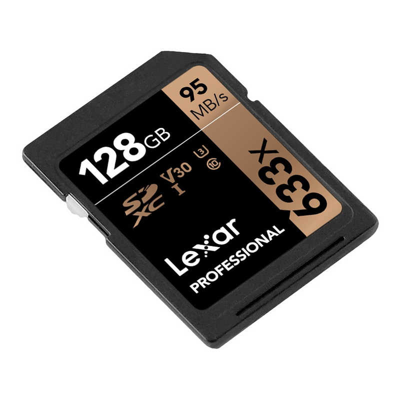 LEXAR LEXAR Lexar Professional 633x SDXC UHS-I カード U3 V30 128GB LSD128GCBJP633 LSD128GCBJP633