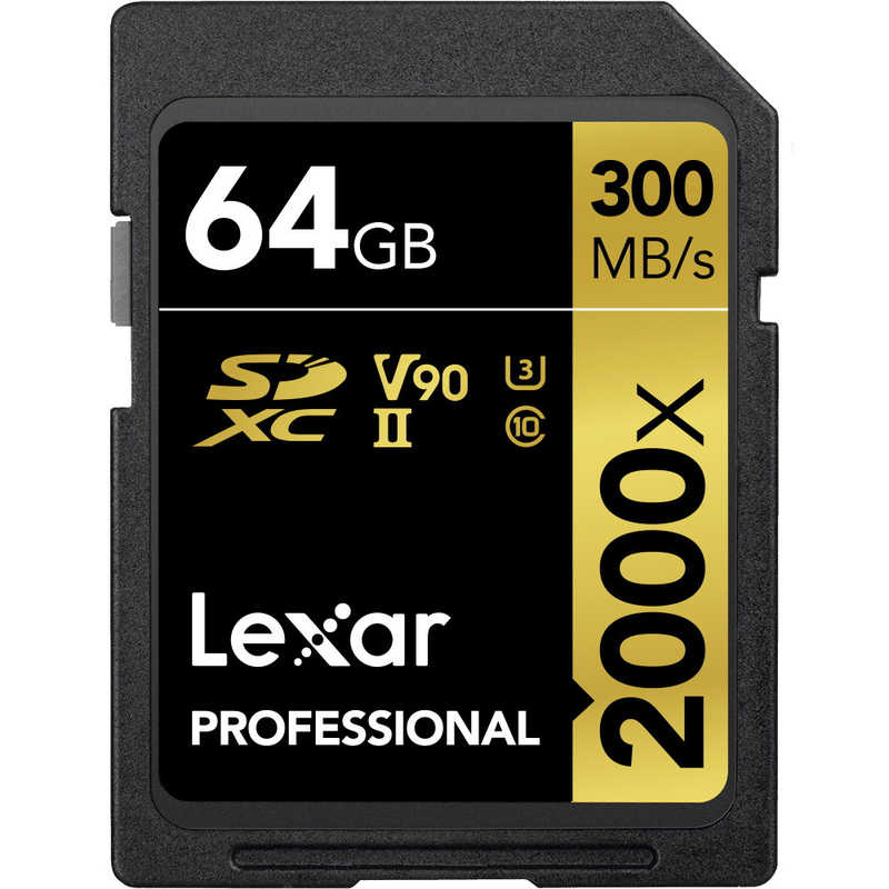 LEXAR LEXAR SDXCカード Lexar Professional LSD64GCBJP2000R [64GB /Class10] LSD64GCBJP2000R LSD64GCBJP2000R
