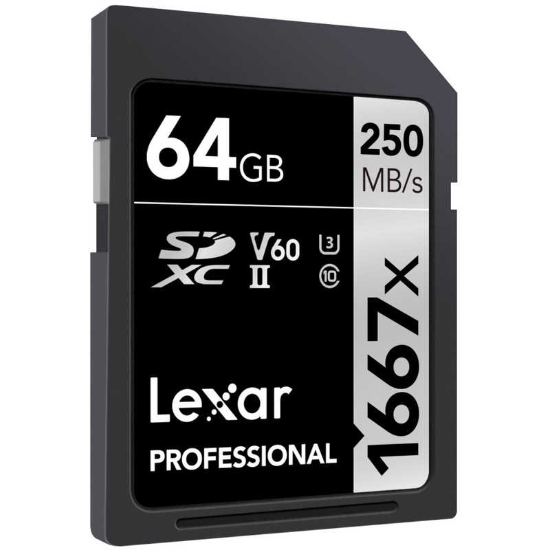 LEXAR LEXAR SDXCカード (Class10/64GB) LSD64GCBJP1667 LSD64GCBJP1667