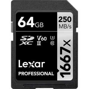 LEXAR SDXCカード (Class10/64GB) LSD64GCBJP1667