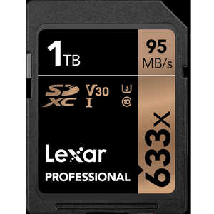 LEXAR Lexar Professional 633x SDXC UHS-I カード U3 V30 1TB LSD1TCBJP633
