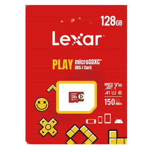 LEXAR microSDXCJ[h PLAY (Class10 /128GB) LMSPLAY128G-BNNNJ