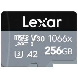 LEXAR microSDXCカード Professional 1066x SILVER シリーズ(UHS-I) LMS1066256G-BNANJ