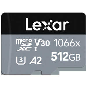 LEXAR microSDXCカード Professional 1066x SILVER シリーズ(UHS-I) LMS1066512G-BNANJ