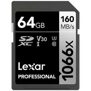 LEXAR SDXCカード Professional (Class10 /64GB) LSD1066064G-BNNNJ