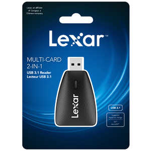 LEXAR マルチカード2-in-1USB 3.1カードリーダー(microSD/SDカード専用) (USB3.1) LRW450U-BNNNJ