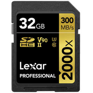 LEXAR SDHC Professional 2000x (Class10 /32GB) LSD2000032G-BNNNJ