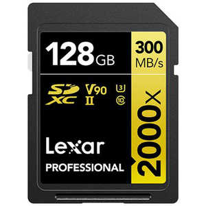 LEXAR SDXCカード Professional 2000x (Class10 /128GB) LSD2000128G-BNNNJ