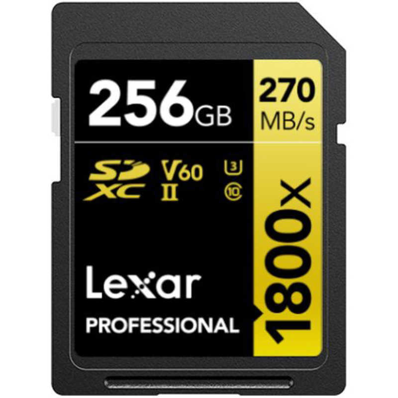 LEXAR LEXAR SDXCカード Professional 1800x(UHS－II) (Class10 /256GB) LSD1800256G-BNNG LSD1800256G-BNNG