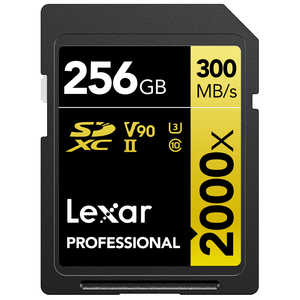 LEXAR SDXCカード Professional 2000x (Class10 /256GB) LSD2000256G-BNNNJ