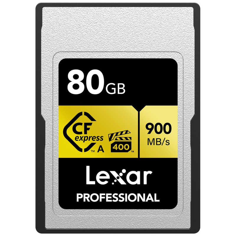 LEXAR LEXAR Cfexpressカード TypeA GOLD (80GB) LCAGOLD080G-RNENJ LCAGOLD080G-RNENJ