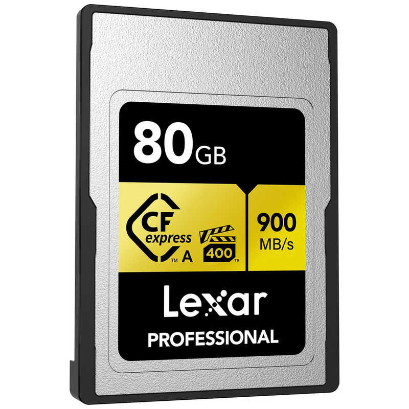 LEXAR LEXAR Cfexpressカード TypeA GOLD (80GB) LCAGOLD080G-RNENJ LCAGOLD080G-RNENJ