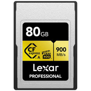 LEXAR Cfexpressカード TypeA GOLD (80GB) LCAGOLD080G-RNENJ