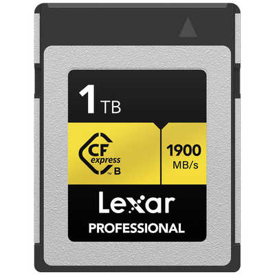 LEXAR CFexpressカード Type-B GOLD (1TB) LCXEXPR001T-RNENJ の通販 