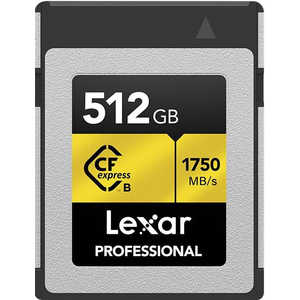LEXAR Lexar CFexpressカード Type-B 512GB GOLD LCXEXPR512GRNENJ