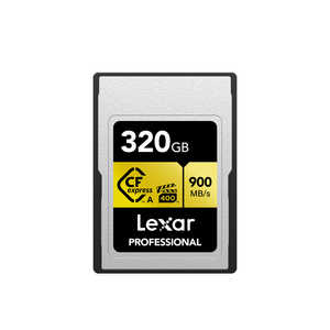 LEXAR CFexpressカード TypeA GOLD (320GB) LCAGOLD320G-RNENJ