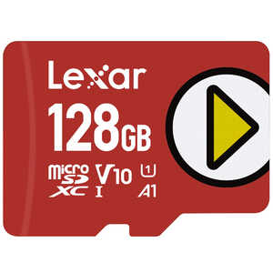 LEXAR PLAY microSDXCカード 128GB UHS-I U1 V10 A1 ［Class10 /128GB］ LMSPLAY128G-B1NNJ