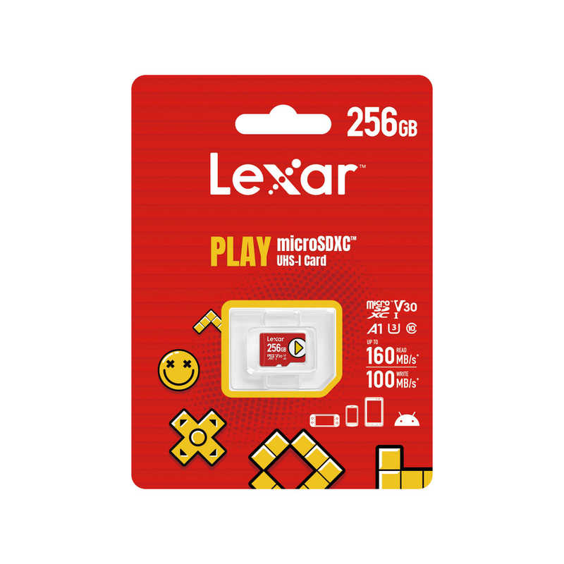 LEXAR LEXAR PLAY microSDXCカード 256GB UHS-I U3 V30 A1 ［Class10 /256GB］ LMSPLAY256G-B1NNJ LMSPLAY256G-B1NNJ