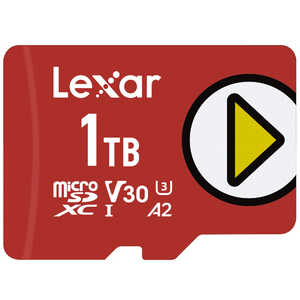 LEXAR PLAY microSDXCカード 1TB UHS-I U3 V30 A2 ［Class10 /1TB］ LMSPLAY001T-B1NNJ