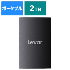 LEXAR 外付けSSD USB3.2 Gen2x2 USB-C接続［2TB /ポータブル型］ 最大読込み2000MB/s 最大書込み1800MB/s LSL500X002T-RNBNJ
