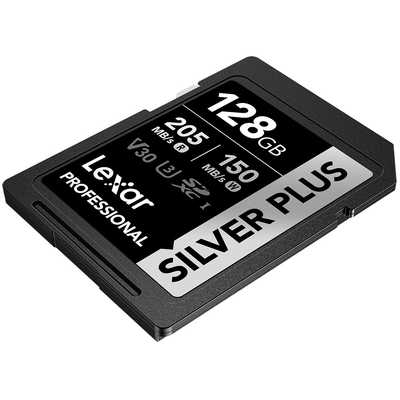 LEXAR Lexar SDXCカード 128GB Professional SILVER PLUSシリーズ V30 