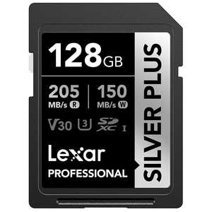 LEXAR Lexar SDXCカード 128GB Professional SILVER PLUSシリーズ V30 UHS-I U3 ［128GB］ LSDSIPL128G-BNNNJ