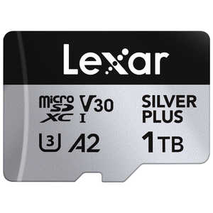 LEXAR microSDXCカード 1TB Professional SILVER PLUSシリーズ V30 UHS-I U3 A2 ［Class10 / 1TB］ LMSSIPL001T-BNANJ