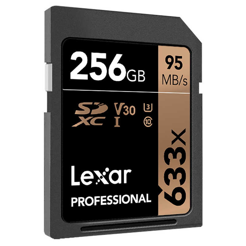 LEXAR LEXAR Lexar Professional 633x SDXC UHS-I カード U3 V30 256GB LSD256CBJP633 LSD256CBJP633