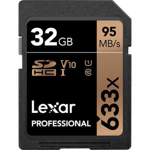 LEXAR Lexar Professional 633x SDHC UHS-I カード U1 V10 32GB LSD32GCBJP633