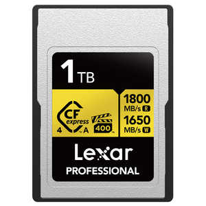 LEXAR Lexar Professional GOLD CFexpress 4.0 Type A �J�[�h �m1TB / CFexpress Type A�n LCAGOLD001T-RNENJ