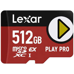 LEXAR PLAY PRO microSDXC Express カード ［512GB］ LMSXPS0512G-BNNNJ