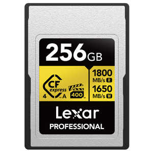 LEXAR Lexar Professional GOLD CFexpress 4.0 Type A �J�[�h �m256GB / CFexpress Type A�n LCAEXG4256G-RNENJ