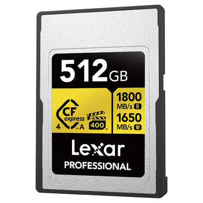 LEXAR Lexar Professional GOLD CFexpress 4.0 Type A カード ［512GB 