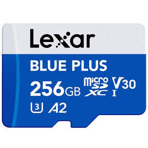 LEXAR Lexar microSDXC�J�[�h BLUE PLUS�V���[�Y V30 UHS-I U3 A2 �m256GB�n LMSBLPL256G-BNANJ