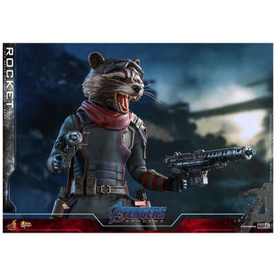 ホットトイズ 『アベンジャーズ／エンドゲーム』 1/6 フィギュア　ロケット ムービー・マスターピース】『アベンジャーズ／エンドゲーム』1