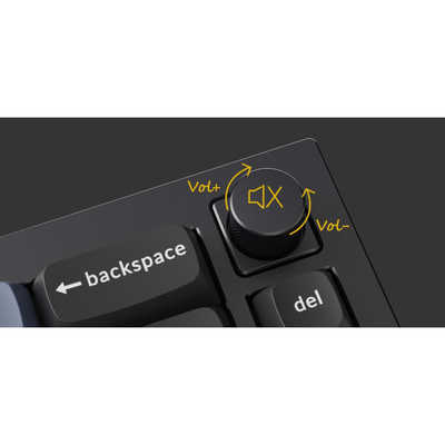 キークロン キーボード Q2(茶軸・英語配列) ［有線 /USB-A＋USB-C 