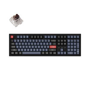 キークロン キーボード K10 Pro QMK RGB(茶軸 ホットスワップ対応・US配列) ［有線・ワイヤレス /Bluetooth・USB (Type-C)］ K10P-H3-US