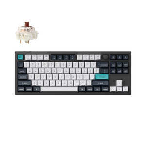 キークロン キーボード Q3 Max(茶軸・英語配列) ［有線・ワイヤレス /Bluetooth・USB-A＋USB-C］ カーボンブラック Q3M-M3-US