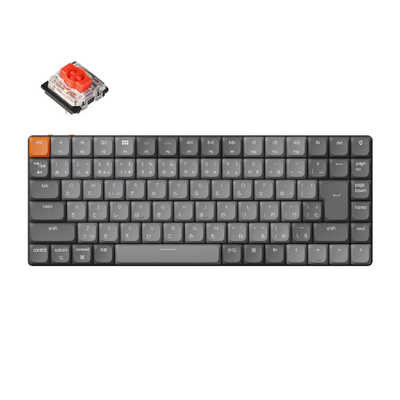 レビューの多い高評価商品特集！ キークロン ［有線 LED(赤軸) White Max K3 キーボード キーボード
