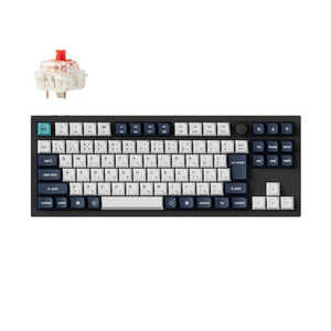 キークロン キーボード Q3 Max(赤軸) ［有線・ワイヤレス /Bluetooth・USB-A＋USB-C］ カーボンブラック Q3M-M1-JIS