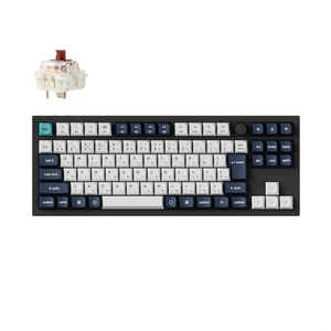 キークロン キーボード Q3 Max(茶軸) ［有線・ワイヤレス /Bluetooth・USB-A＋USB-C］ カーボンブラック Q3M-M3-JIS