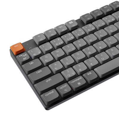 Keychron K1 Max（ロープロファイル、静音赤軸）