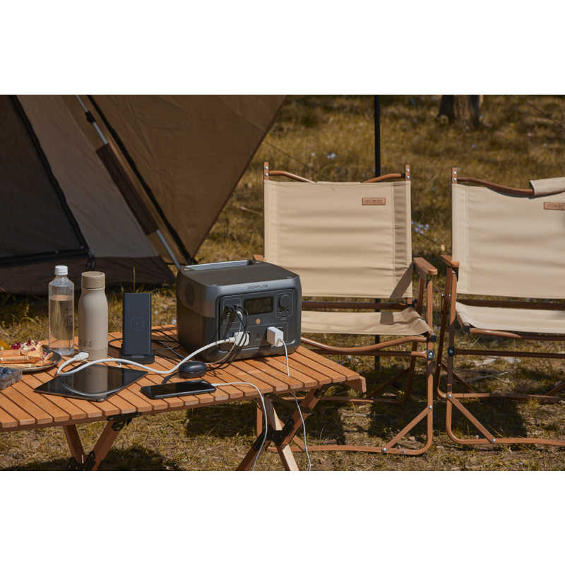 エコフロー エコフロー EcoFlow RIVER 2 Max ポータブル電源[512Wh /6出力 /ソーラーパネル(別売)]  ZMR610B-JP ZMR610B-JP